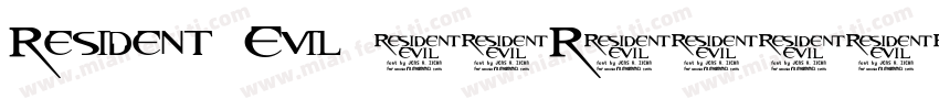 Resident Evil 7(R字体转换
